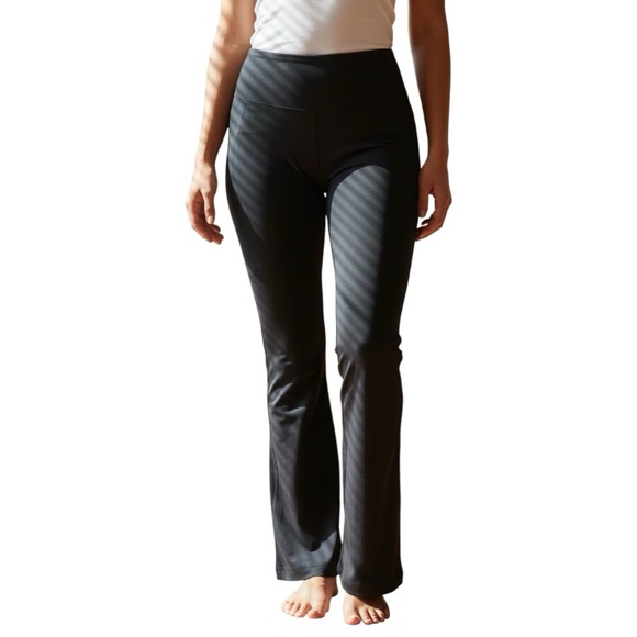 Agenlulu High Rise Bootcut Leggings Black Stretch Yoga Pants M - Picture 2 of 8